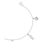 Pulsera San Judas Tadeo Colgante Zirconias Plata 925