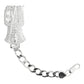 Pulsera Cuabana Santa Muerte Esclava Plata Ley 925