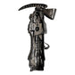 Dije Medalla Mini Santa Muerte Con Zirconias En Plata S.925
