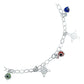 Pulsera Ajustable Nudo Bruja Ojo Turco Colgante Plata S925