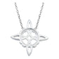 Collar Nudo De Bruja Celta Mujer Regalo Plata Italiana 925