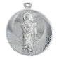 Dije Med Doble San Judas Virgen Guadalupe Plata 925 3.5 Cm