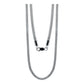Cadena Tejido Malla Hombre Mujer Plata 925 60 Cm X 4 Mm