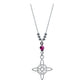 Gargantilla Ajustable Nudo De Bruja Ojo Turco Plata 925