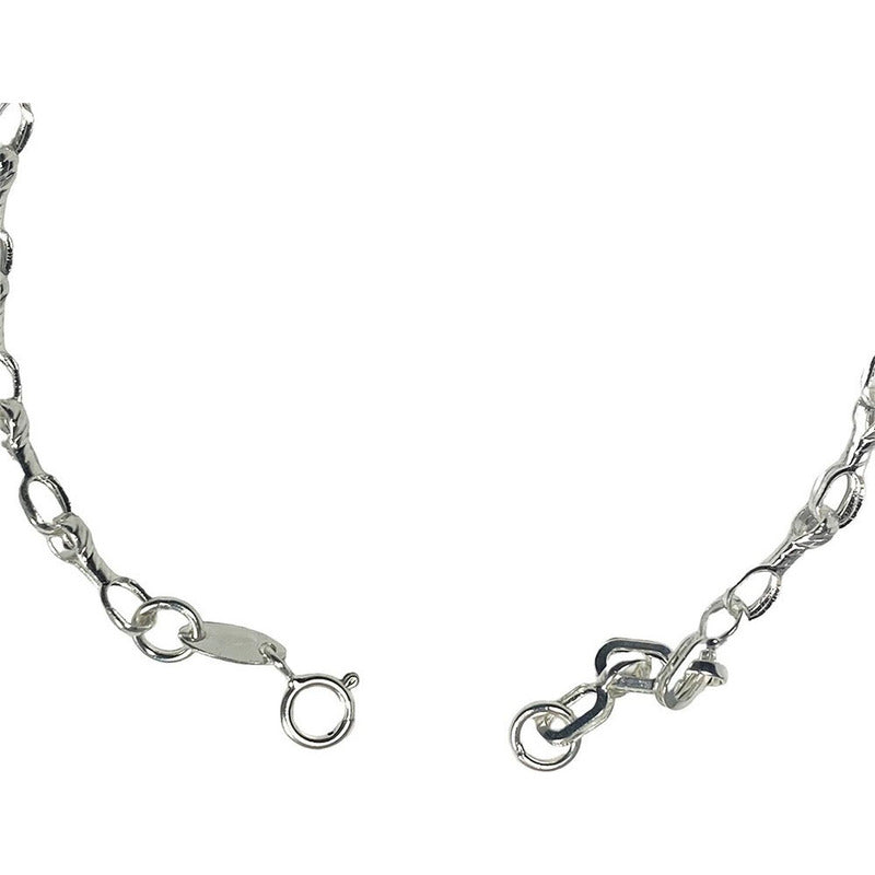 Pulsera Ajustable Nudo De Bruja Triqueta Ojo Turco Plata 925