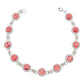 Pulsera Zirconias Piedras Mujer Dama Amor Regalo Plata 925
