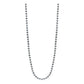 Cadena Delgada Bolas Lisas Mujer Plata Italy 925 55cm X 1mm