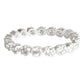Anillo Churumbela Completa Zirconias De Plata Pura Ley .925