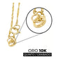 Cadena Singapur Mujer Dama Regalo Oro 10k 45 Cm X 1 Mm 1g - Amarillo