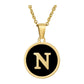 Collar Letras Iniciales Acero Inoxidable Regalo Mujer Amor