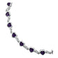 Pulsera Corazones Zirconias Amor Mujer Regalo Plata 925