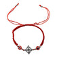 Pack 3 Piezas Pulseras Nudo De Bruja Artesanal Tejido Hilo