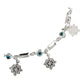 Pulsera Ajustable Nudo De Bruja Laser Zirconias Plata 925
