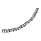 Pulsera Medalla Nudo De Bruja Con Zirconias En Plata Ley 925