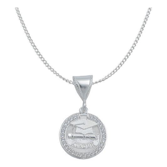 Dije Niño Niña Graduación Kinder + Regalo Cadena Plata 925