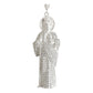 Enorme Dije De San Judas 9.5cm Con Zirconia De Plata Ley 925