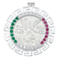 Dije Angel Centenario Grecas Diamantada Zirconias Plata 925