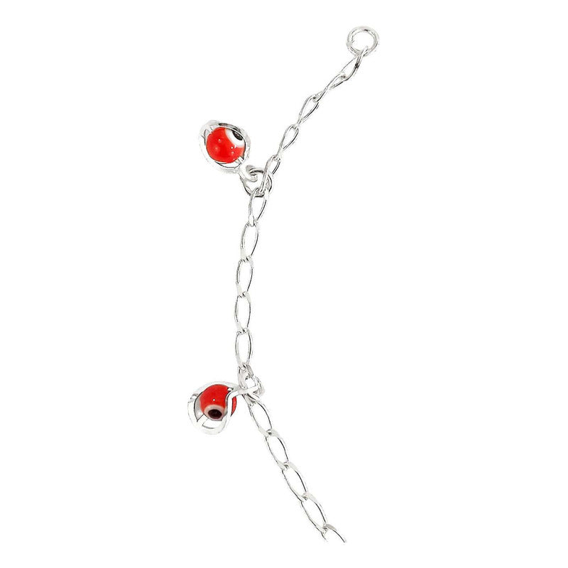 Pulsera Ojo Turco Suerte Colores Regalo Mujer Plata Ley 925
