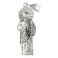 Dije San Judas Mediano Manto Corona Zirconias Plata Ley 925