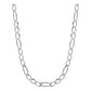 Cadena Tejido Fígaro 3x1 Unisex Plata 925 55 Cm X 4 Mm