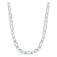 Cadena Tejido Fígaro 3x1 Unisex Plata 925 55 Cm X 4 Mm