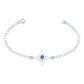 Pulsera Ajustable Nudo De Bruja Celta Zirconia Plata 925