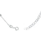 Pulsera Ajustable Bola Diamantada 3mm Mujer Amor Plata 925