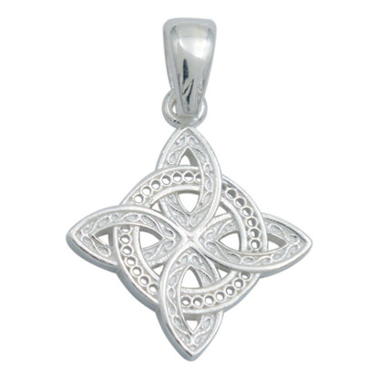 Dije Nudo Bruja Celta Mujer Regalo Plata Italy 925 Cadena