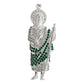 Dije Mediano San Judas 6 Cm Con Zirconias De Plata Ley 925