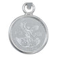 Dije Medalla Centenario Angel Chica Plata Pura Ley 999