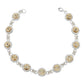 Pulsera Zirconias Piedras Mujer Dama Amor Regalo Plata 925