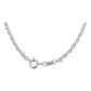 Gargantilla Cadena Tejido Torzal Plata Ley 925 40cm X 2.5 Mm
