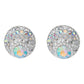 Colibri Dije Arete Cadena Piedras Conjunto Mediano Plata 925