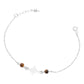 Joyaris Pulsera Nudo Bruja Figaro Plata 925 Mujer Ajustable Café