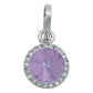 Juego De Cristal Dije Aretes Cadena Mujer Regalo Plata 925