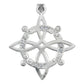 Dije Nudo De Bruja Zirconias Magia Mujer Regalo Plata 925