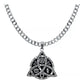 2 Pzs Collar Nudo Bruja Celta Vikingo Triqueta Amuleto Inox