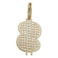 Dije Grande Hombre Dinero Hiphop+ Cadena Regalo Chapa Oro14k