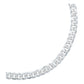 Pulsera Cuba Diamantada Cerrada Hombre Mujer Plata 925 5 Mm