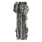 Dije Medalla Grande Santa Muerte Con Zirconias En Plata 925