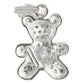 Dije Osito Corazón Amor Zirconias Regalo Plata Ley 925
