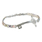 Pulsera Nudo De Bruja Con Zirconias De Colores En Plata S925
