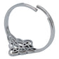 Anillo Ajustable Nudo Bruja Mujer Regalo En Acero Inoxidable
