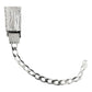 Pulsera Esclava San Judas Tadeo Zirconias Plata Ley S925