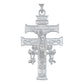 Dije Mediano Cruz Caravaca Hombre Mujer Plata Solida S925