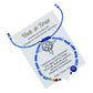 Pulsera Ajustable Nudo Bruja 7 Chakaras Ojo Turco Plata 925