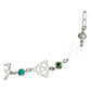 Pulsera Ajustable Triqueta Grande Ojo Turco Plata Ley 925