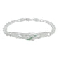 Esclava Cubana Gruesa Diamantada Hombre San Judas Plata 925