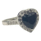 Anillo Solitario Corazón Compromiso Promesa Plata 925