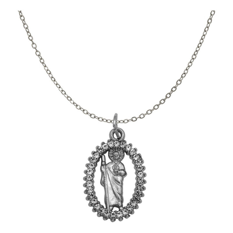 3 Collares San Judas  Piedras Con Cadena Cadena Hombre Mujer